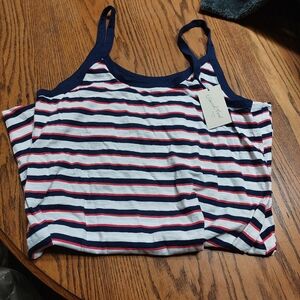 ❗2 for $15❗Patriotic Striped tank top